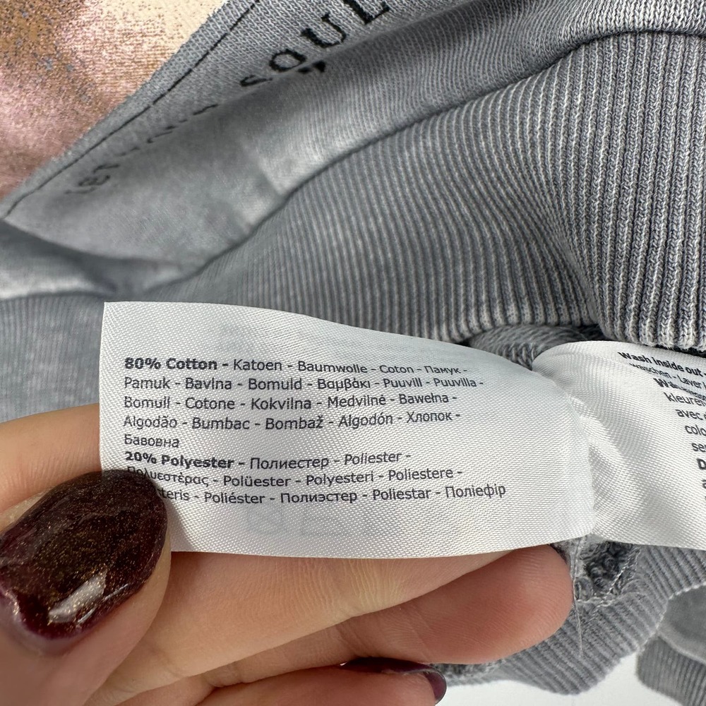 Garcia sweater women's size XS gray mountains Netherlands Let Your Soul Glow - Picture 6 of 9